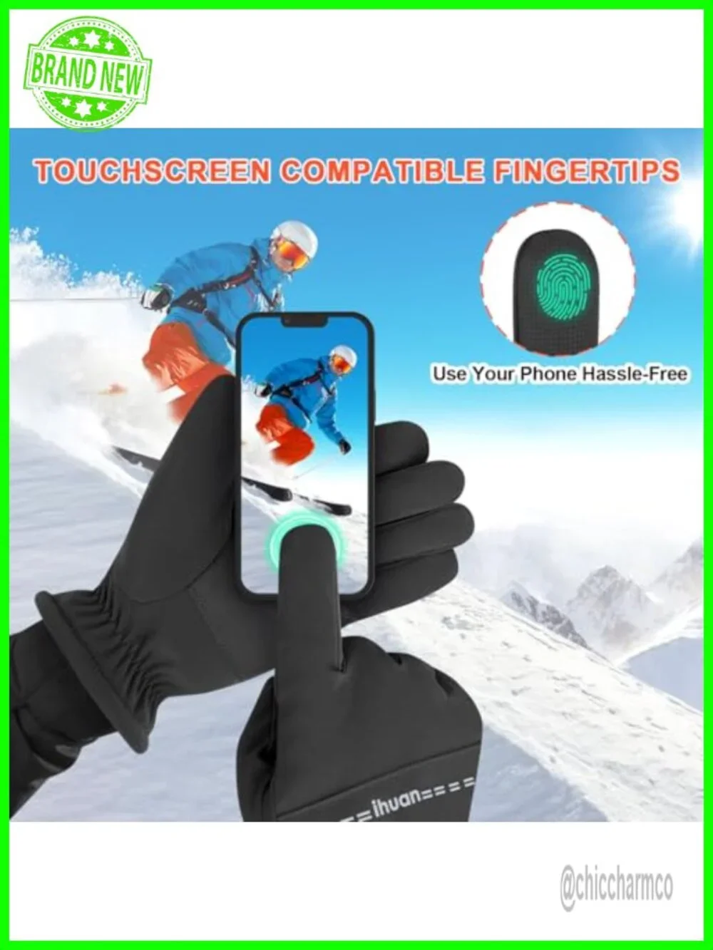Waterproof Winter Thermal Touchscreen Gloves Snow Unisex Cold Weather Touch